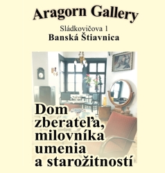 Predajná galéria umenia, designu a starožitností, Aragorn Gallery Banská Štiavnica